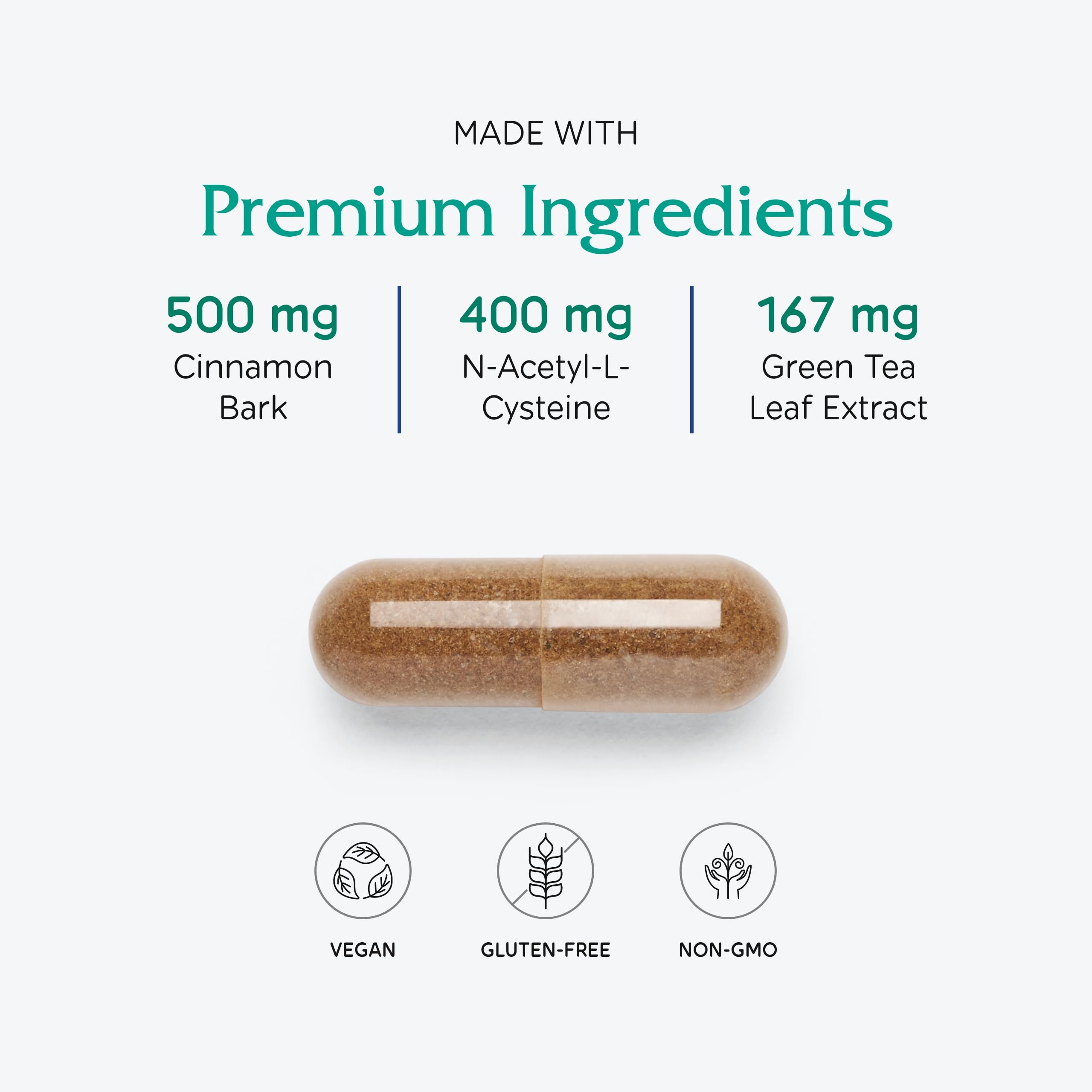 Vitanica OvaBlend - Ovarian Health & Hormone Balance for Women - Endocrine Support Supplement with Sarsaparilla Root & NAC - Herbal Dietary Supplement for Women - Pro Logo - 180 Vegan Caps