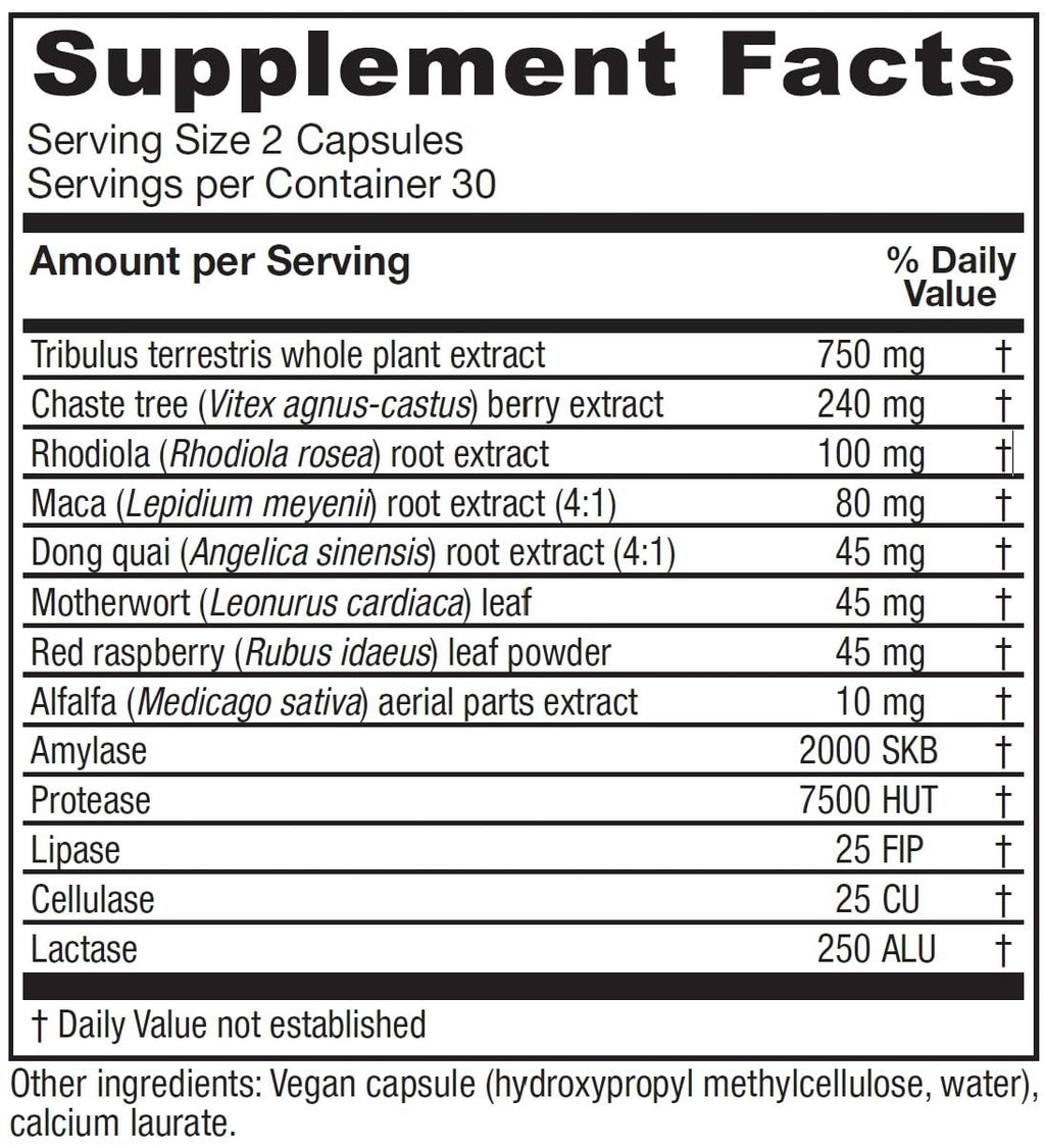 Vitanica Pregnancy Prep – Reproductive System Support, Vegan, 60 Capsules