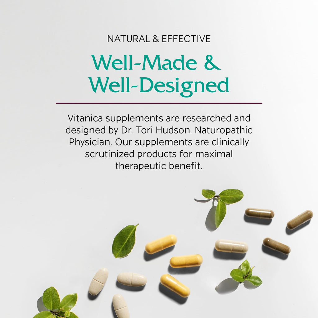 Vitanica Pregnancy Prep - Reproductive System Support, Vegan, 120 Capsules