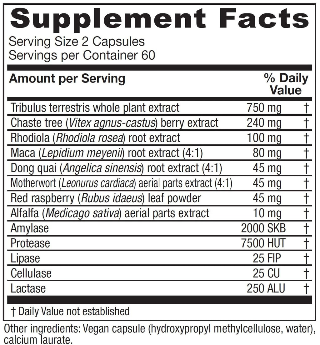 Vitanica Pregnancy Prep - Reproductive System Support, Vegan, 120 Capsules
