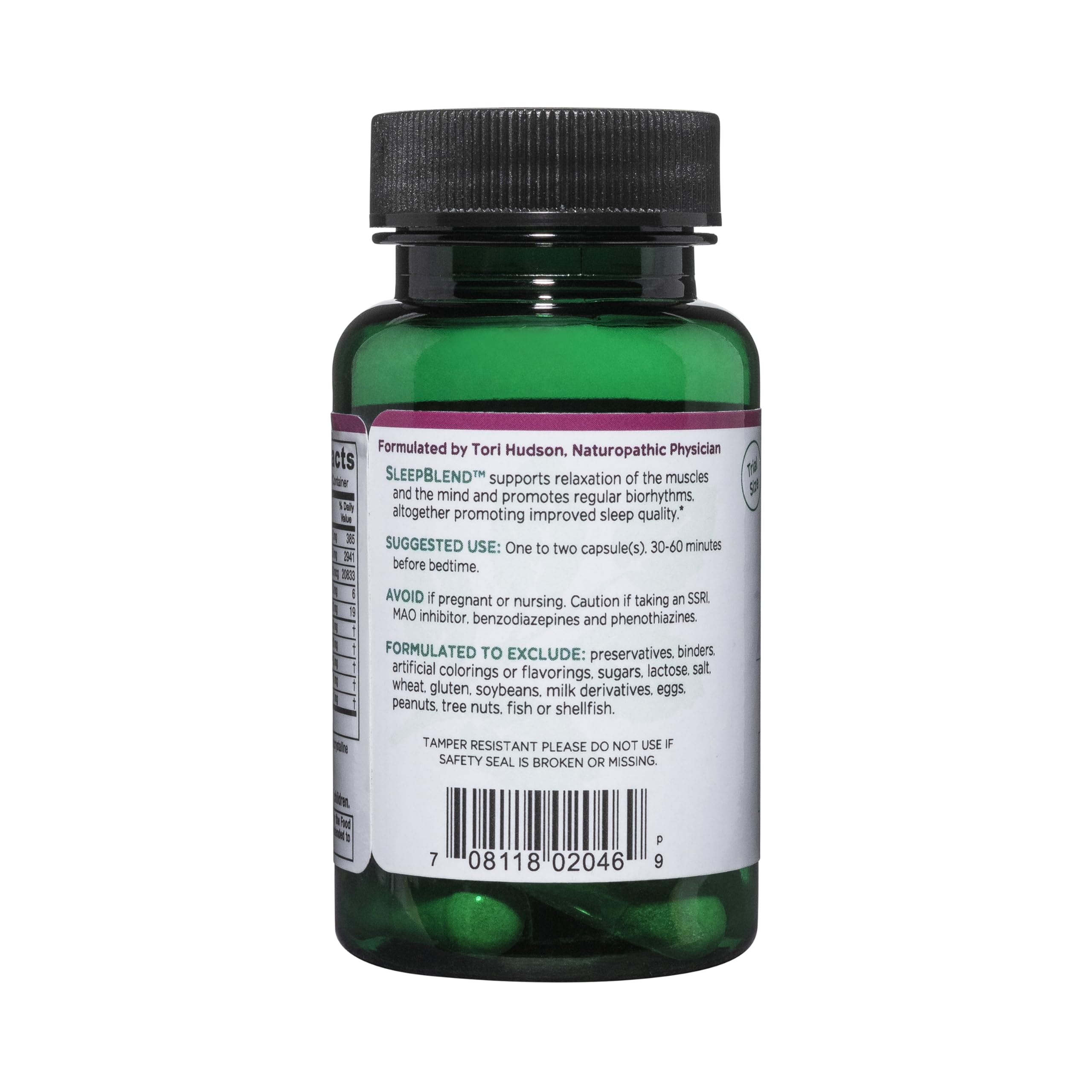 Vitanica SleepBlend – Sleep & Relaxation Support for Women | Melatonin, Valerian Root, Vitamin B2 & B12, Magnesium | 15 Vegan Caps