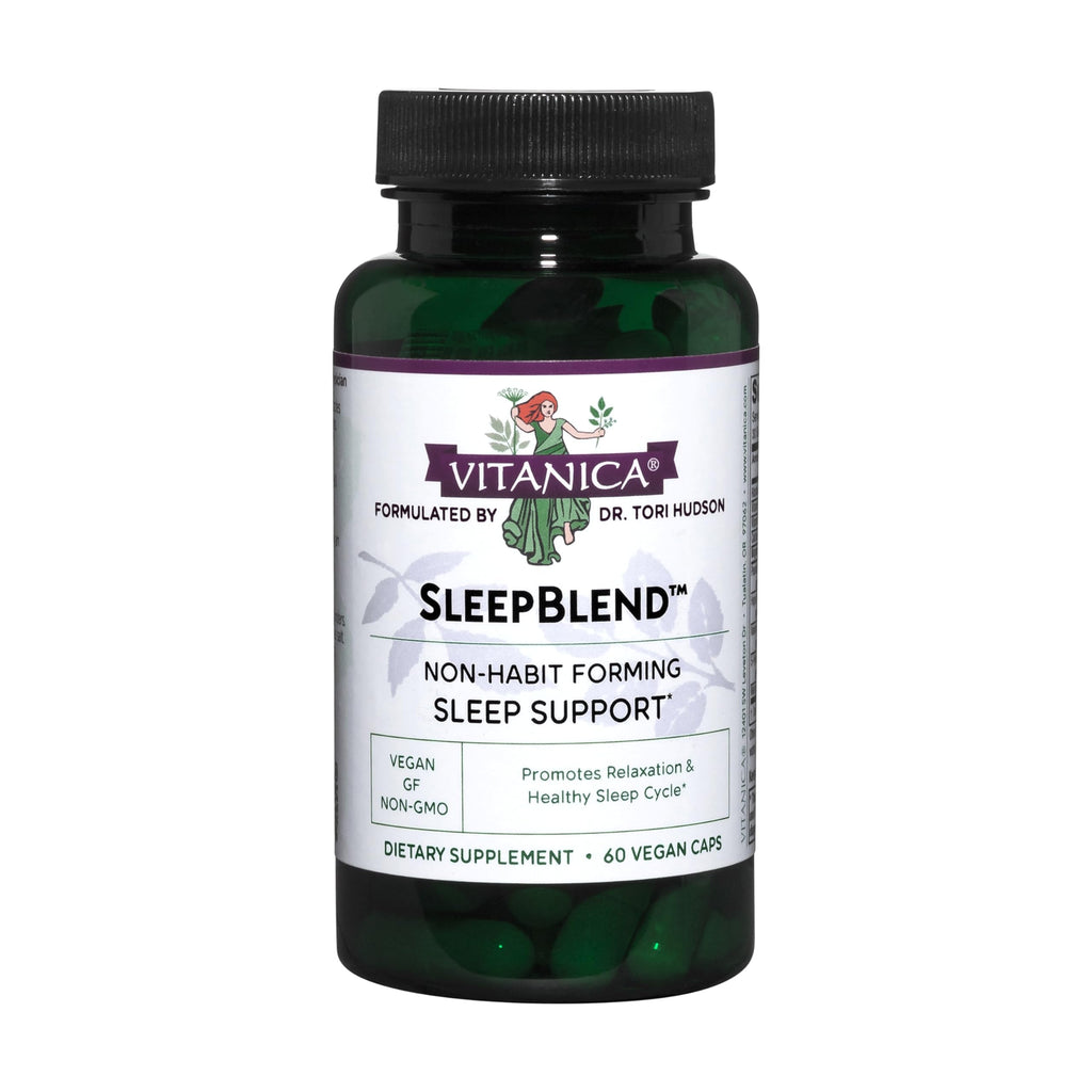 Vitanica Sleepblend – Non Habit Forming Sleep Support (60 Capsules)