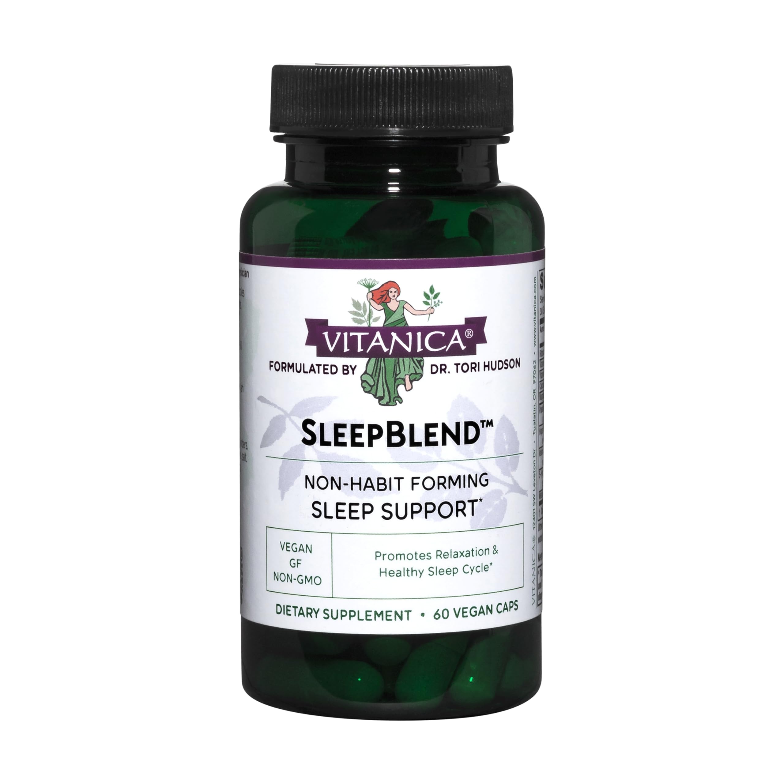 Vitanica Sleepblend – Non Habit Forming Sleep Support (60 Capsules)