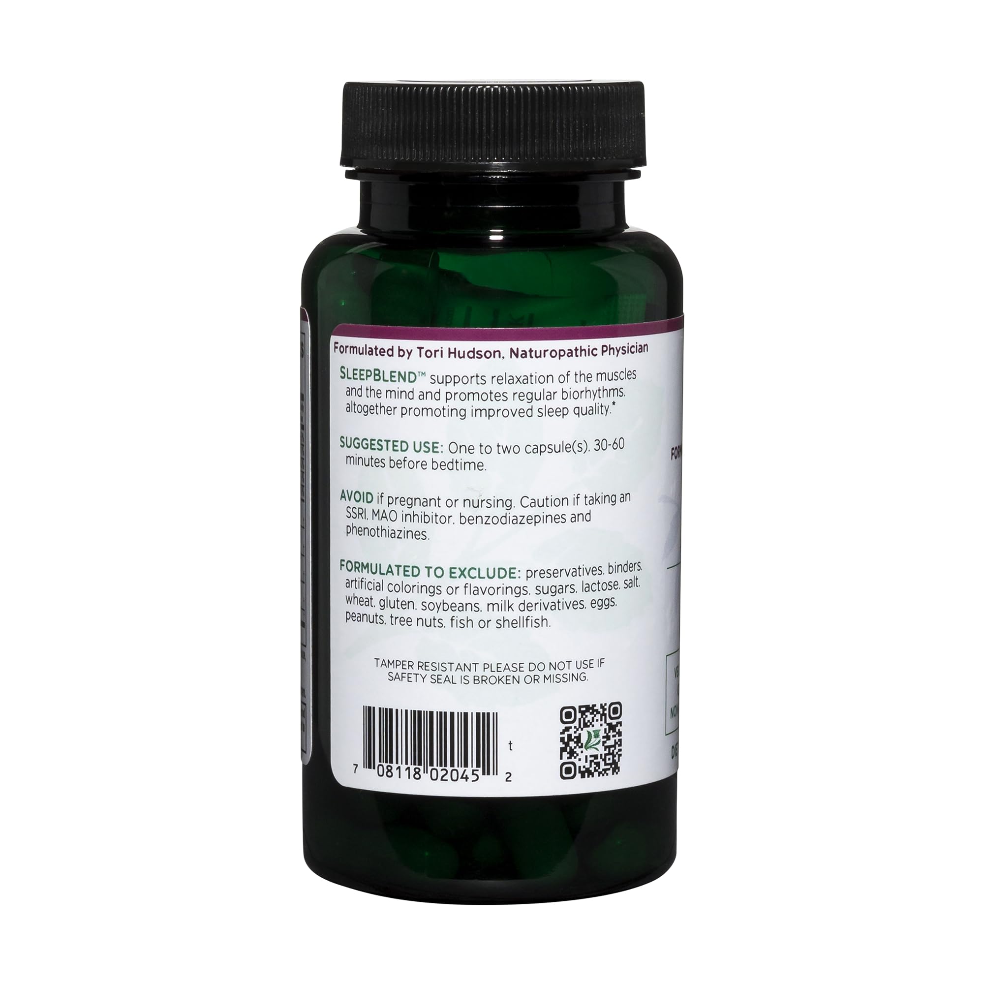 Vitanica Sleepblend – Non Habit Forming Sleep Support (60 Capsules)