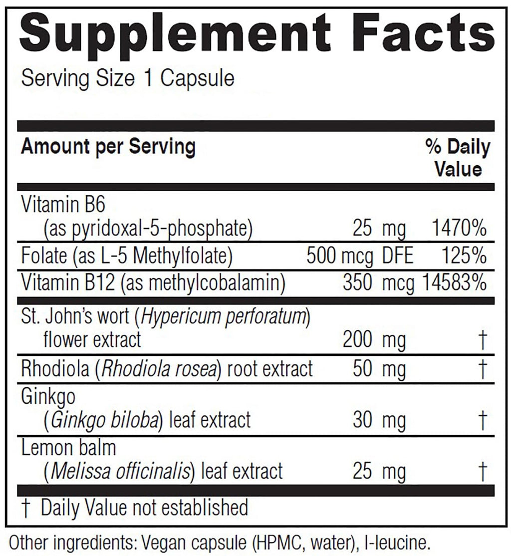 Vitanica Uplift, Mood and Emotional Support, Vegan, 120 Capsules