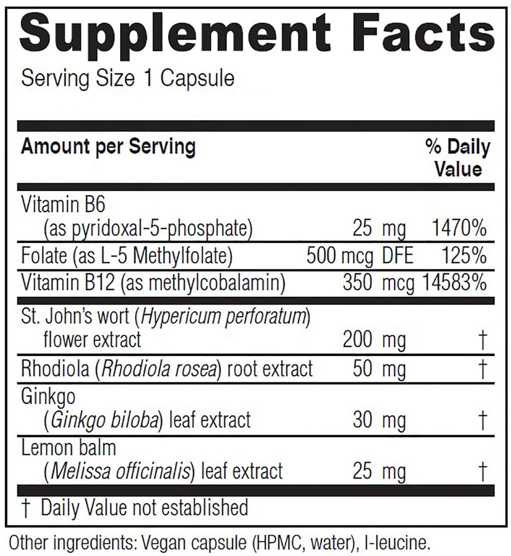 Vitanica Uplift – Mood & Emotional Support (Vegan, 60 Capsules)