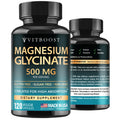 VitBoost Magnesium Glycinate 500mg – Sleep & Muscle Support – USA Made