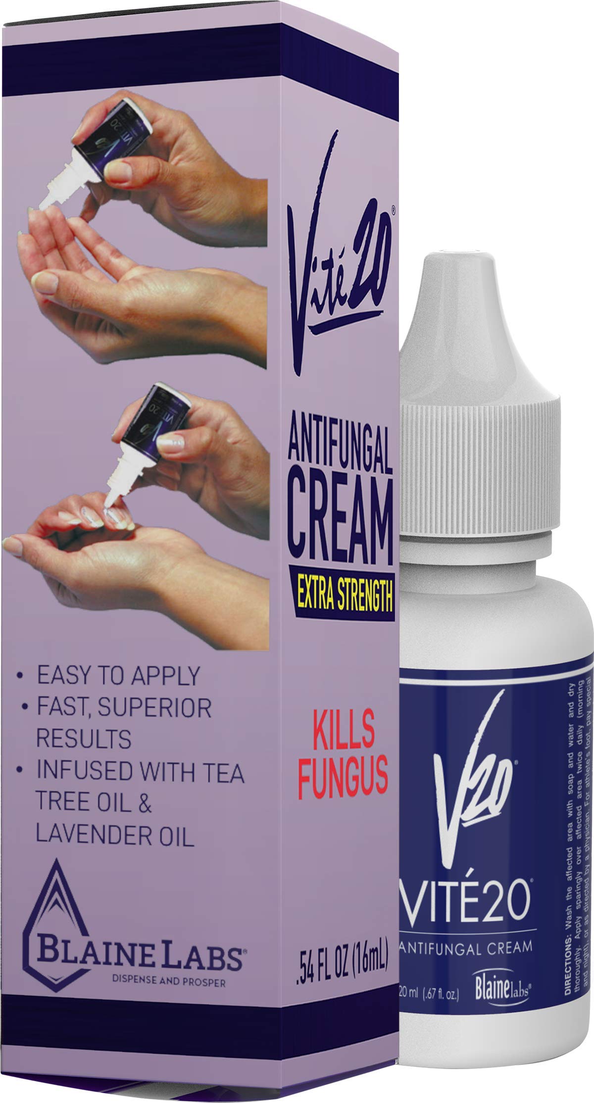 VITÉ20 V20 Antifungal Cream for Hands & Feet | Nail & Skin Care