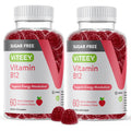 Viteey Vitamin B12 Gummies 1000mcg – Sugar Free, Strawberry (Adults & Teens) | Vegan, Gelatin Free
