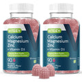 Viteey Calcium Magnesium Zinc Gummies + Vitamin D3 | Bone Health & Immune Support