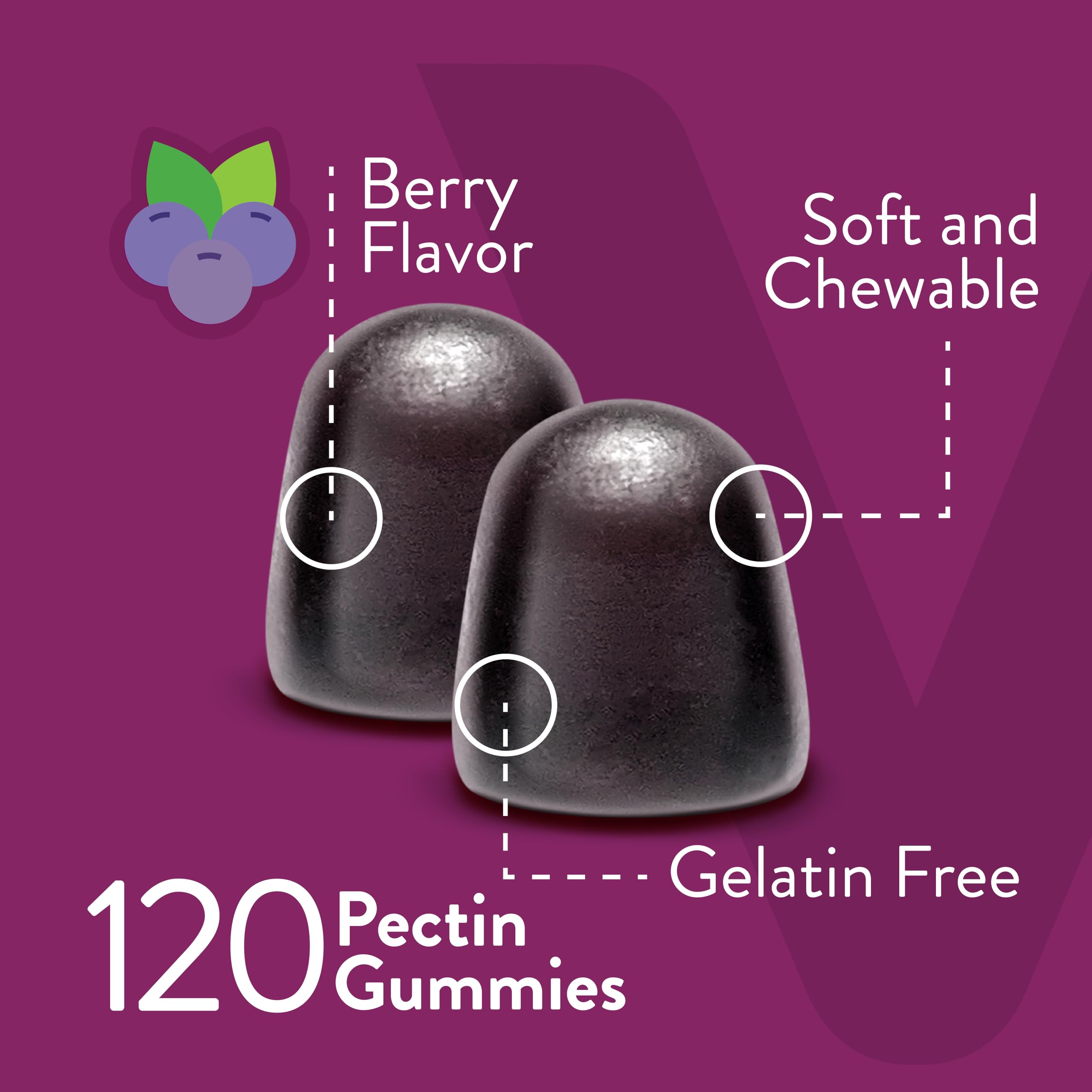 Viteey Prenatal Gummies for Women – Iron, Folic Acid & Choline | 120 Count