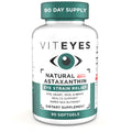 Viteyes Natural Astaxanthin — Relieve Tired Eyes & Eye Strain | Algae-Sourced, 4–8 mg, 90 Softgels
