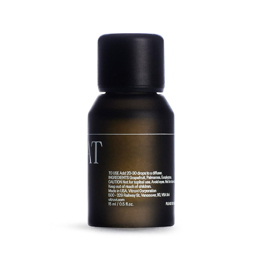 Vitruvi Retreat Restorative Essential Oil Blend | 100% Pure Grapefruit, Palma Rosa & Eucalyptus (0.5 fl oz)