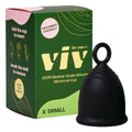 Viv for Your V Extra Small Menstrual Cup – Petite Ring-Stem Reusable Silicone