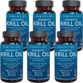 Viva Naturals Antarctic Krill Oil 1250 mg – Omega-3 EPA/DHA + Astaxanthin, Caplique, No Fishy Aftertaste (Pack of 6)