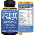 Viva Naturals Glucosamine Chondroitin MSM - 90 Capsules | Joint Health Support