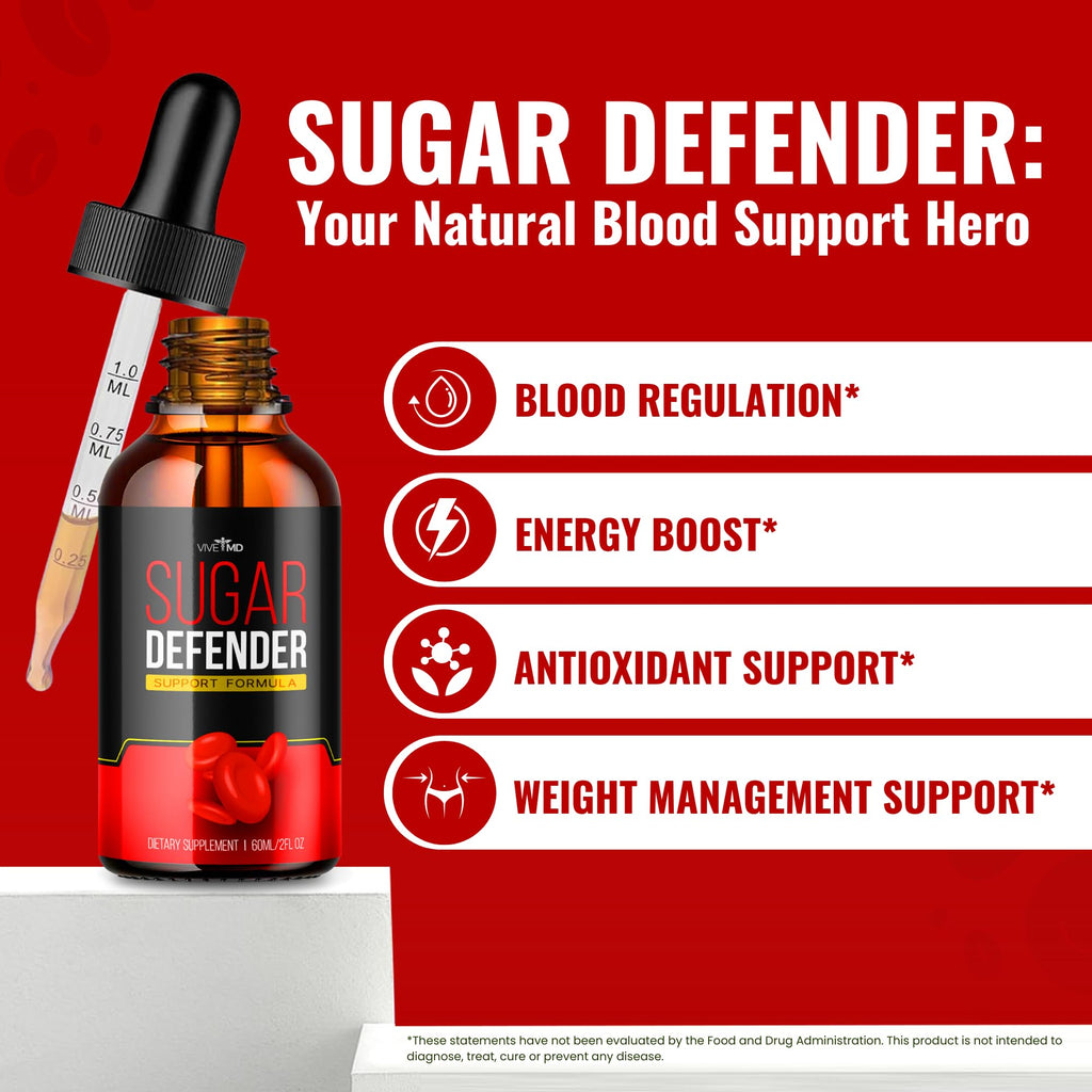 Sugar Defender Drops – VIVE MD Official Formula (Sugar Defender 24 & Liquid)