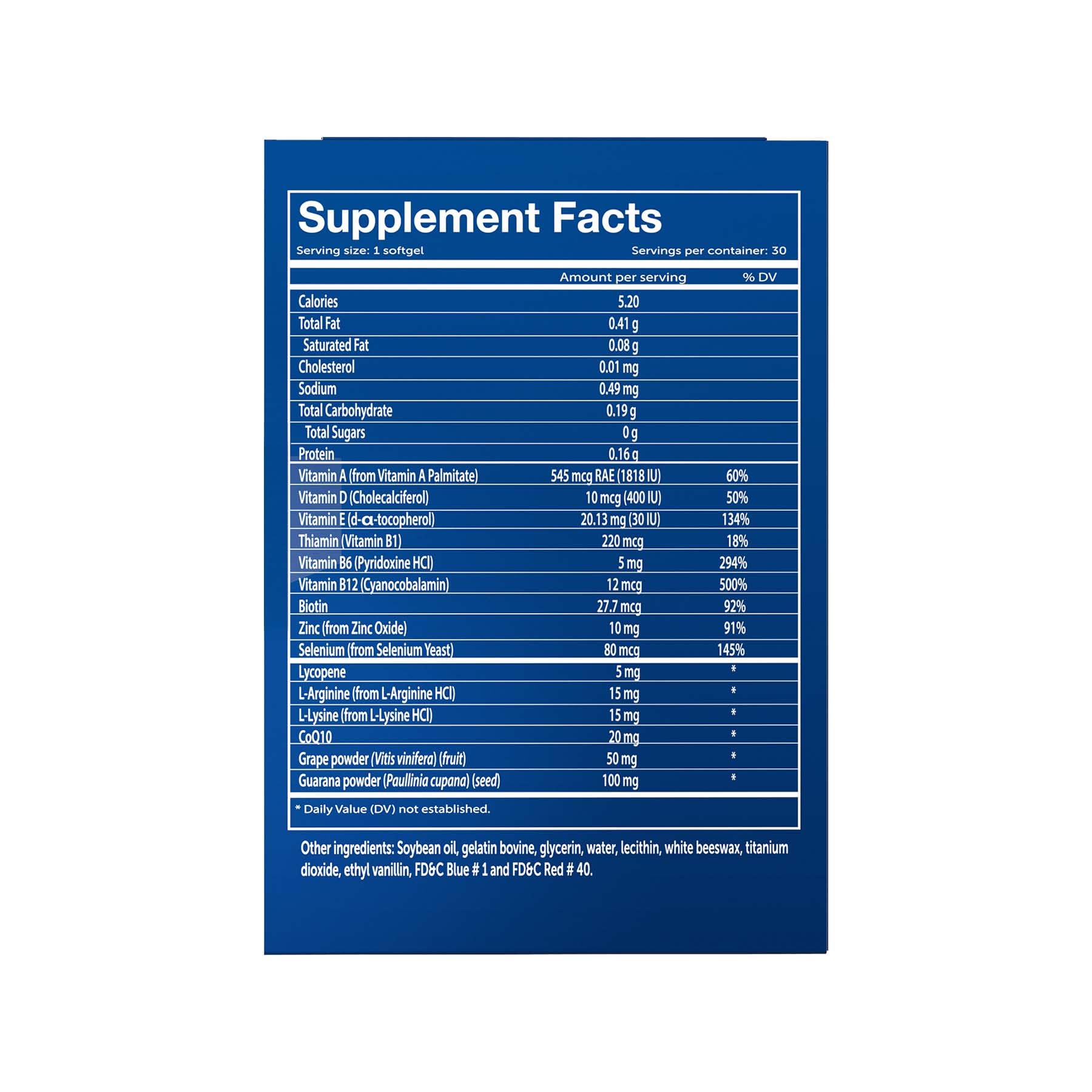 Vivioptal for Men – 30 Capsules | Gluten Free, German Formula, CoQ10