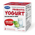 VIVO Probiotic Yogurt Starter Natural – 5 Boxes (10 Bottles) Makes 30 Quarts
