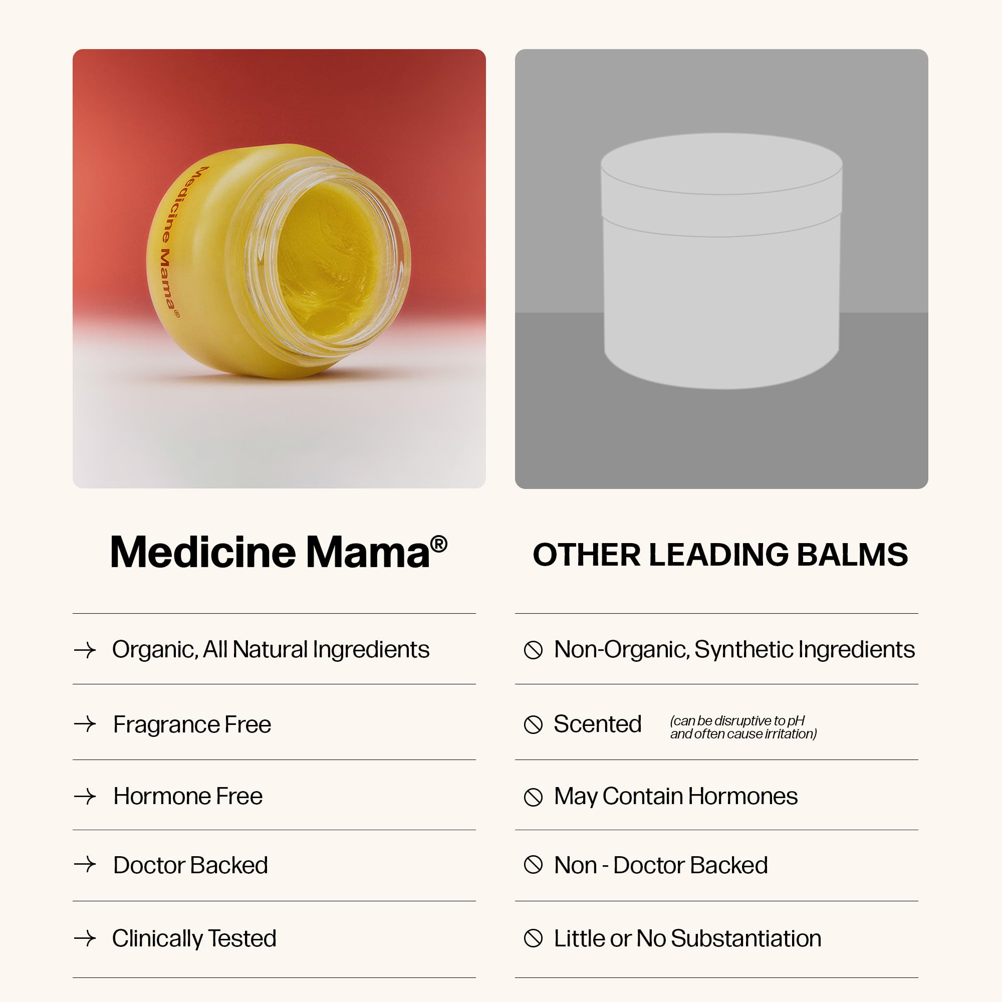 VMAGIC by Medicine Mama's Apothecary – Organic Vulva Balm | Hormone-Free Intimate Moisturizer (3-pack)