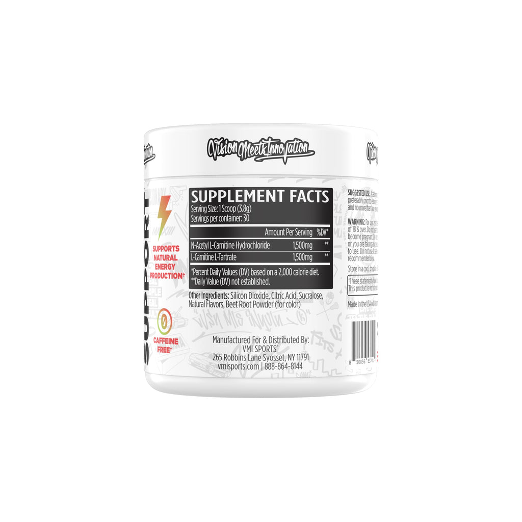 VMI Sports L-Carnitine 3000 Powder – 3000 mg, 30 Servings, Strawberry Kiwi