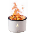 Volcano Flame Diffuser & Humidifier 300ml Ultrasonic 2-in-1 with Timer