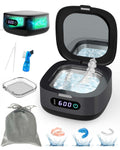 Voraiya 2025 Rechargeable Ultrasonic Retainer Cleaner – Portable 52kHz, 166ml Cleaning Pod