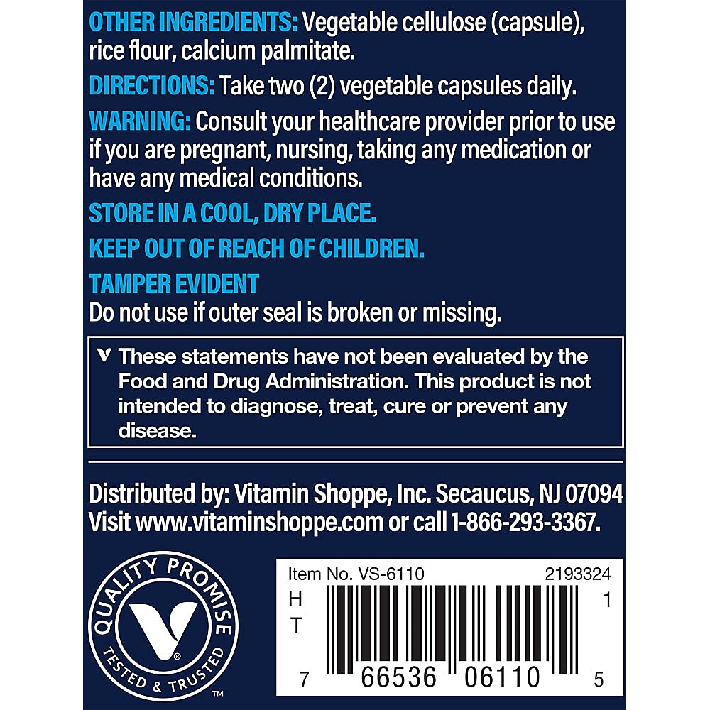 Vthrive Bioactive B-Complex – Vitamin B + Active Coenzymes for Energy Production (120 Vegetable Capsules)