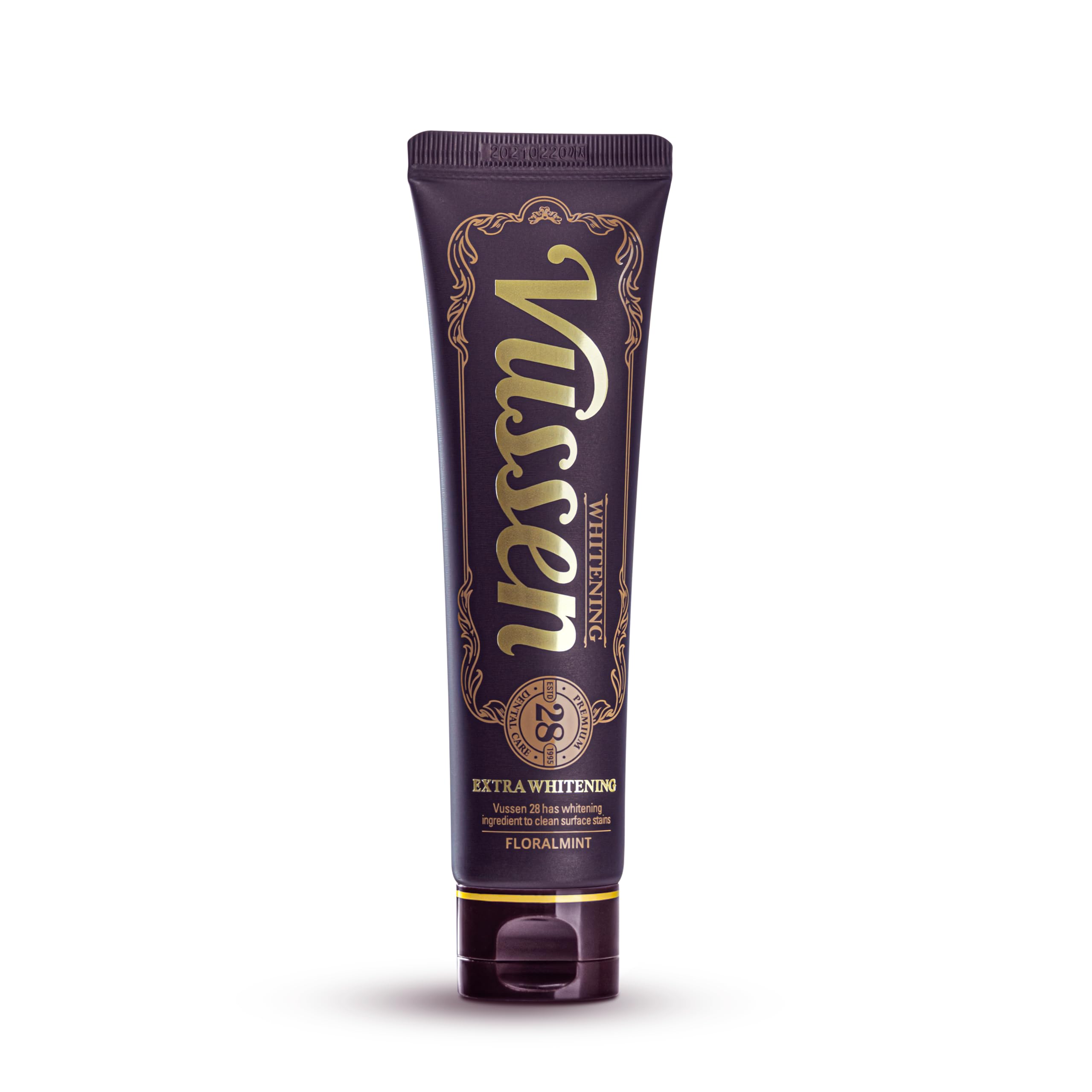 Vussen 28 Extra Whitening Care Toothpaste – Floral Mint | 2.8 oz | Made in Korea