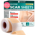Vxoyo Silicone Scar Sheets — Reusable 1.6x60 Roll for Scar Care (Surgical, Keloid, Burns)
