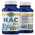 Vykee NAC Capsules – 600mg N-Acetyl L-Cysteine | Vegan, Non-GMO | Liver Health & Immunity | 120 Capsules