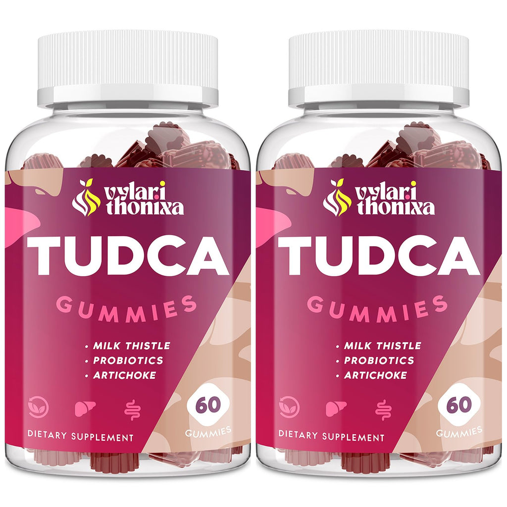 Vylarithonixa Premium TUDCA Gummy Supplement 2000mg - Vegan, 60 Servings