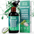 Soursop Bitters Liquid Drops 10-in-1 – Sea Moss, Moringa, Turmeric, Ashwagandha | 2 Fl Oz | Vegan, Non-GMO