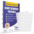 WABRINY Maximum Strength Wart Remover Patches - Waterproof, Transparent, 144pcs