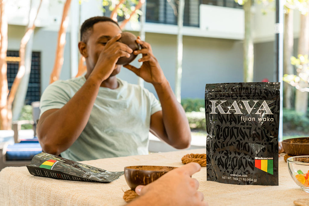 Wakacon Kava Waka Powder – Authentic Noble Kava Root from Fiji – 16 oz