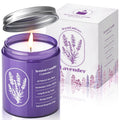 WarmEmbrace Lavender Scented Soy Candle – 7.5 oz, Long-Lasting Home Fragrance, Gifts for Mom & Girlfriend