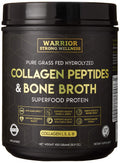 Warrior Strong Wellness Premium Collagen Peptides Bone Broth Powder – Grass-Fed, Unflavored, Keto Friendly