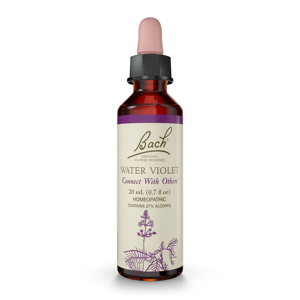 Water Violet Bach Original Flower Remedies - Connect with Others - 20mL Dropper - Vegan, Gluten Free