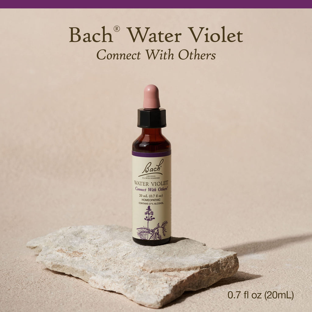 Water Violet Bach Original Flower Remedies - Connect with Others - 20mL Dropper - Vegan, Gluten Free