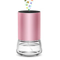 Waterless 100ml Car Diffuser – Battery Powered, Cordless Aromatherapy, 7-Color LED (Pink) with Timer