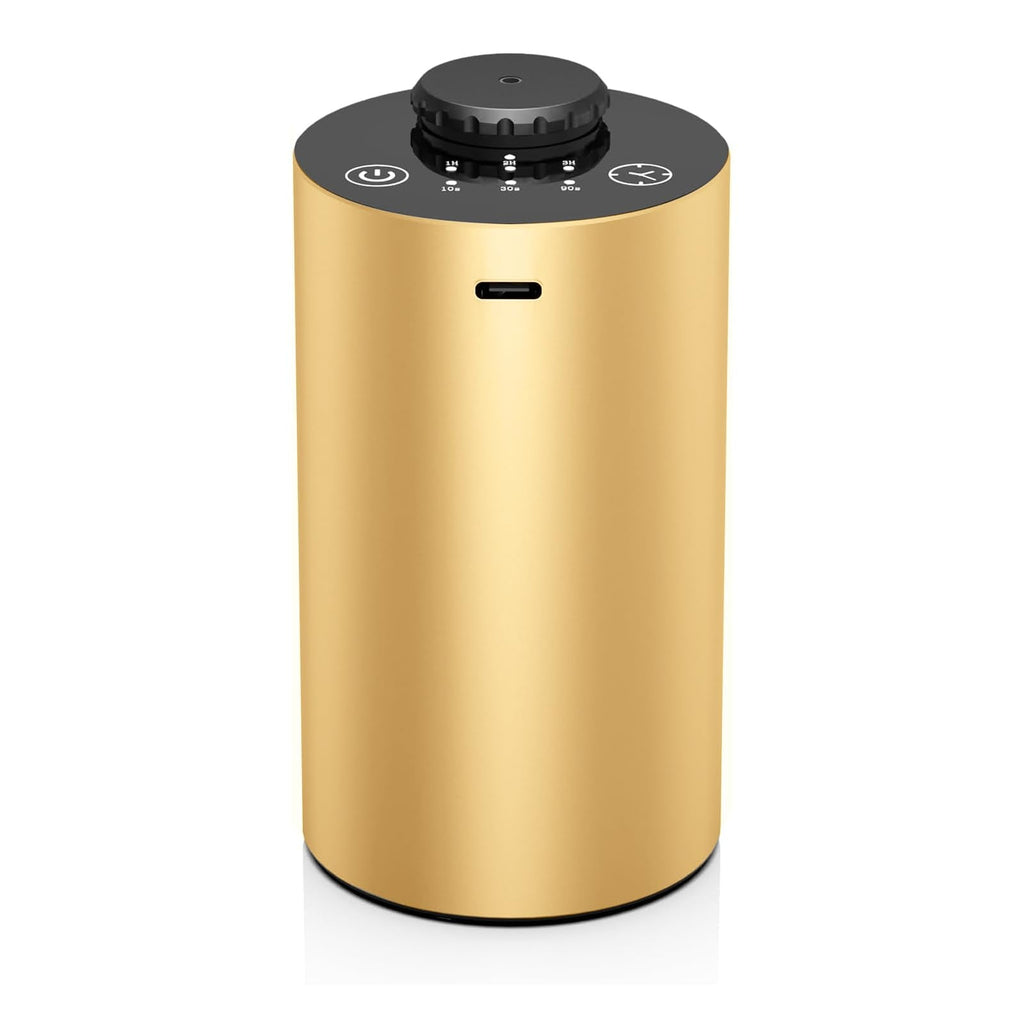 Waterless Battery Car Diffuser with Timing – 3 Mist Levels (Aluminum)