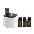 Waterless Battery-Operated Essential Oil Diffuser – 3 Mist Modes, 400 sq ft, White