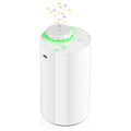 Waterless Diffuser for Essential Oil Nebulizer – 7 Colors LED, Battery-Powered Mini Scent Diffuser (Black/White-2)