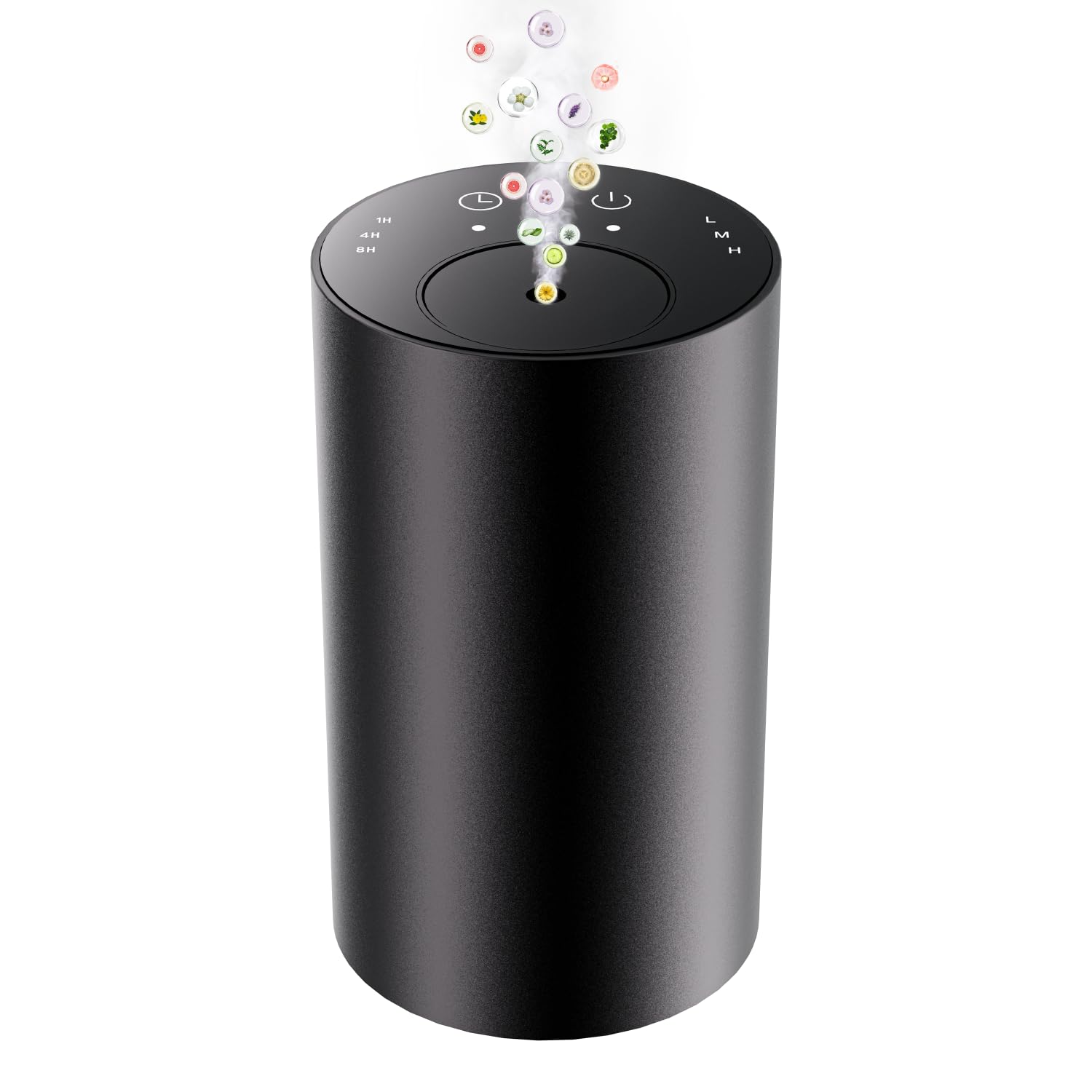 Waterless Essential Oil Diffuser - Portable Battery-Operated (Black) | 3 Mist Levels