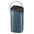 Waterless Essential Oil Diffuser for Car & Home - 4 Timers, 3 Mist Modes, Battery Operated, Greyblue