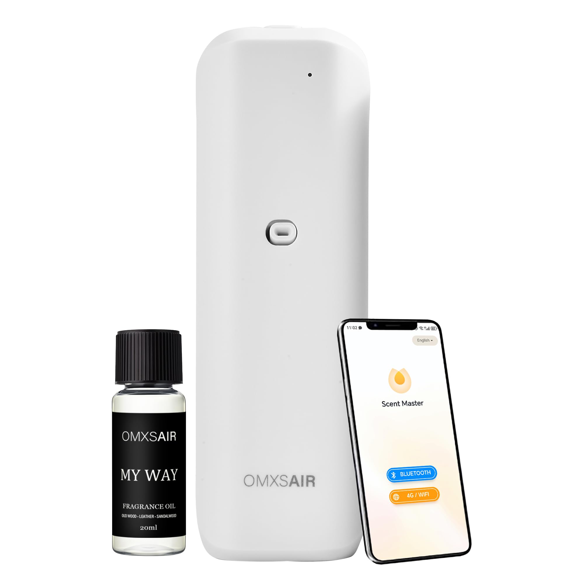 Waterless Wall Plug-in Diffuser – 700 sq ft Coverage | Bluetooth App