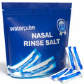 Waterpulse 120 Saline Packets for Nasal Irrigation | Individually Wrapped Neti Pot Salt Packets