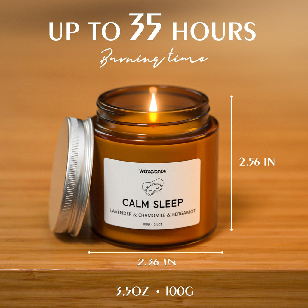 Waxcanpy Scented Candle Gift Set – 2-Pack Soy Candles for Sleep, Relaxation & Home Decor