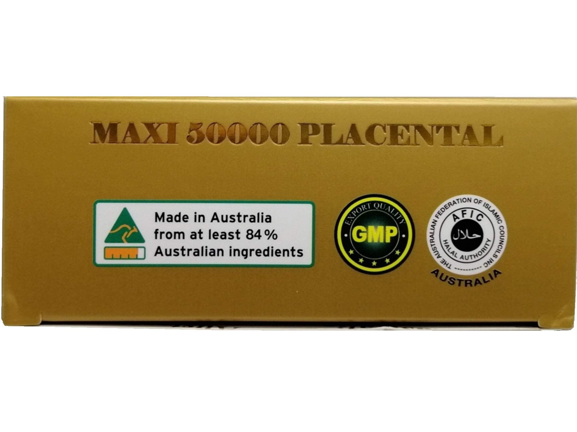 Wealthy Health Sheep Placenta Supplement – 50,000 mg, 100 Capsules (Australia)