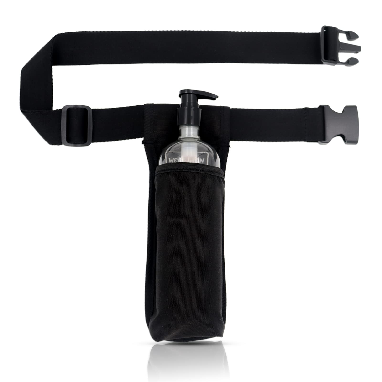 WEARWAN Massage Oil Holster – Adjustable & Durable Belt Bag (1B-Black)